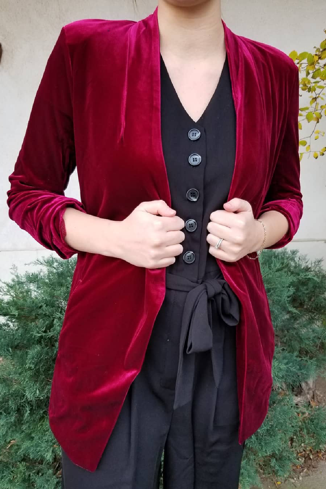 Next velvet clearance blazer