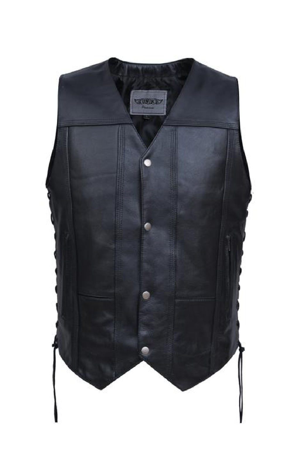 Leather vest deals