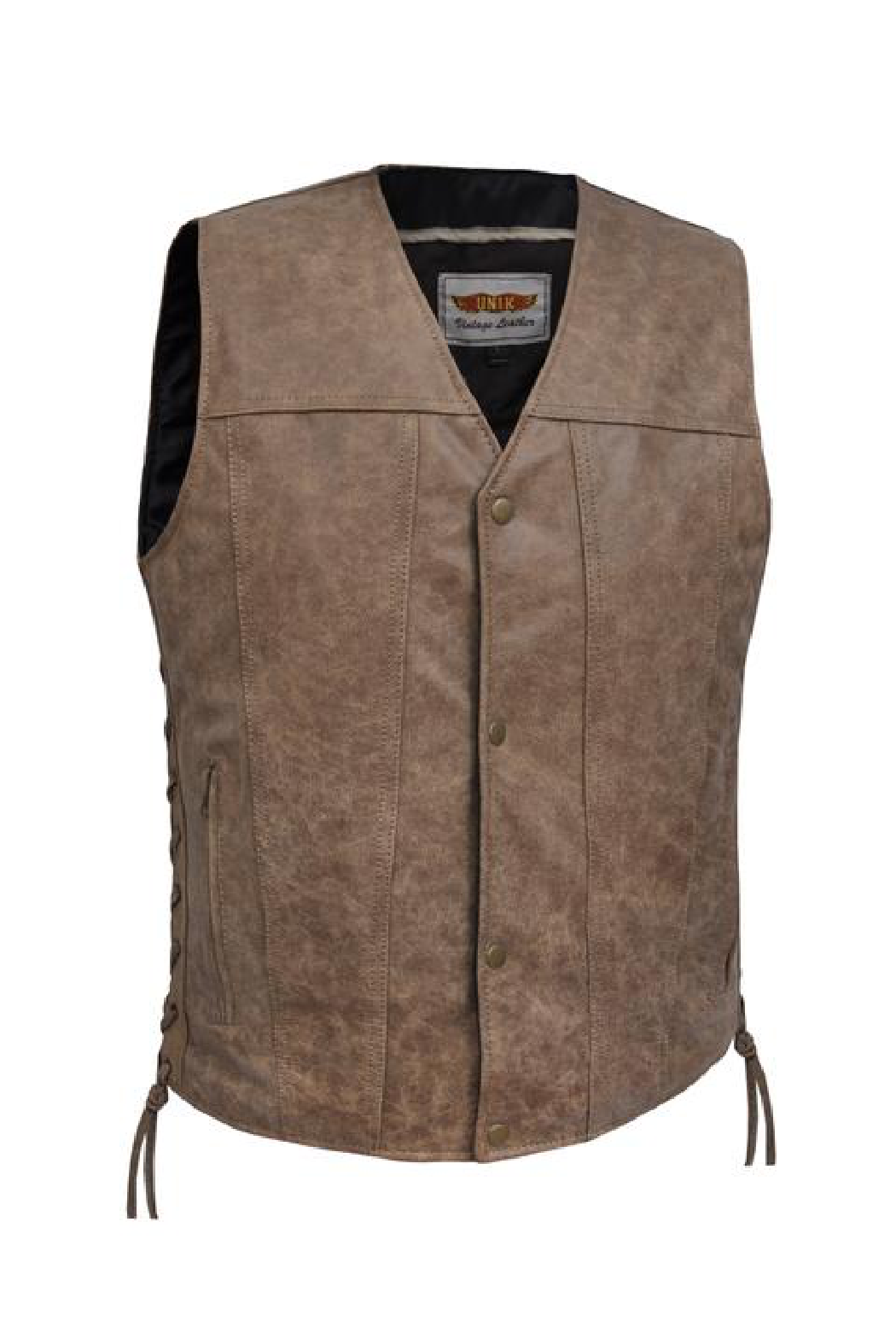 Unik premium deals leather vest