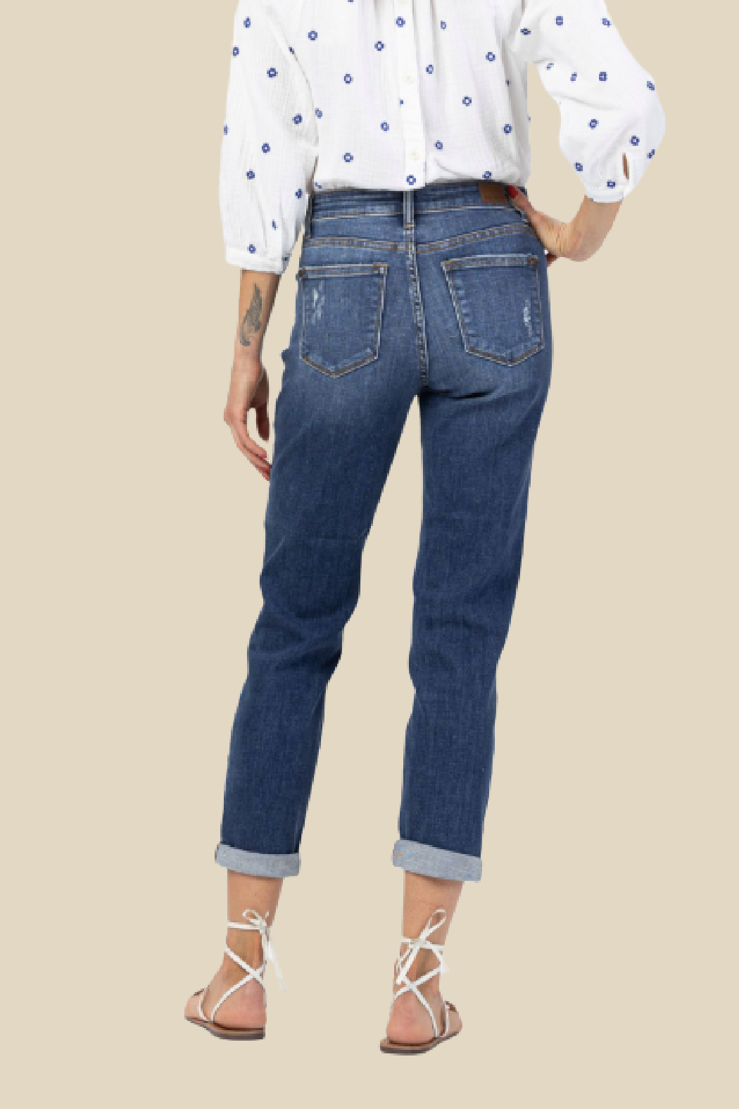 Hi-Waist Judy Blues Slim Fit Jeans