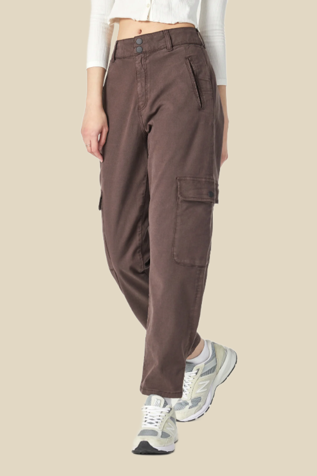 Buy Brown Trousers & Pants for Women by Silverfly Online