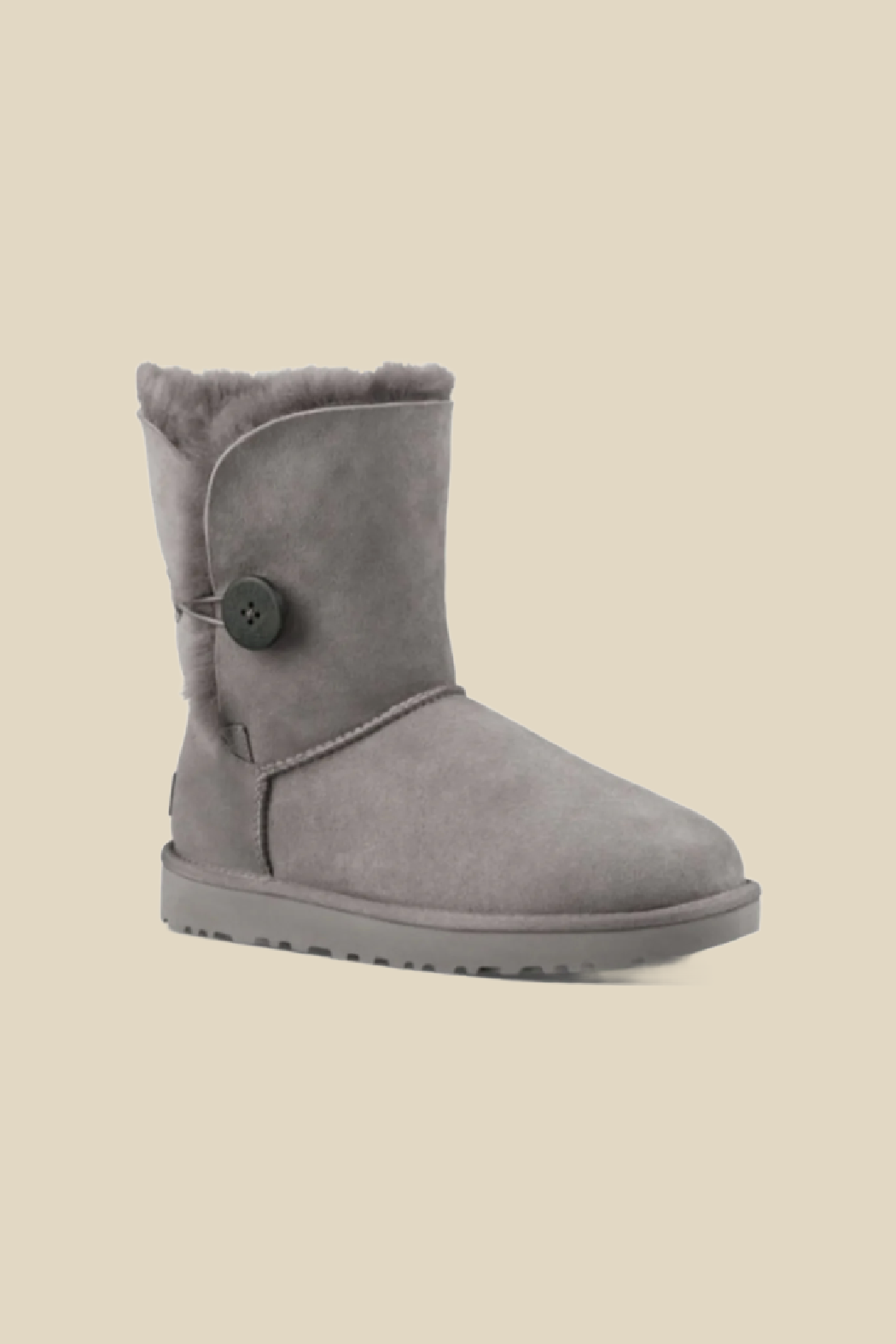 Grey bailey button ugg boots best sale