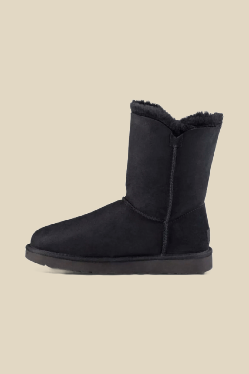 Black ugg boots with buttons sale
