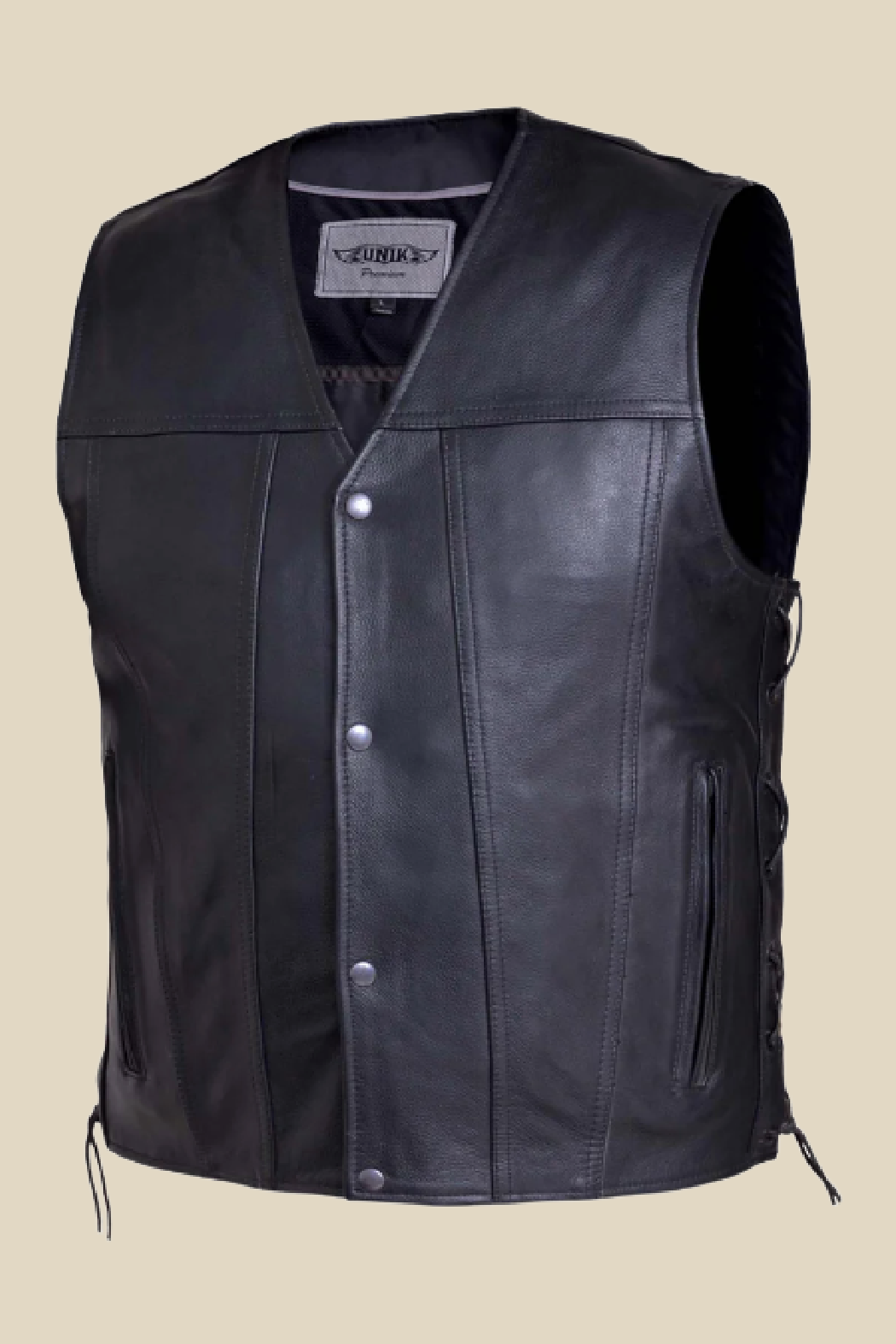 Unik Premium Leather Vest