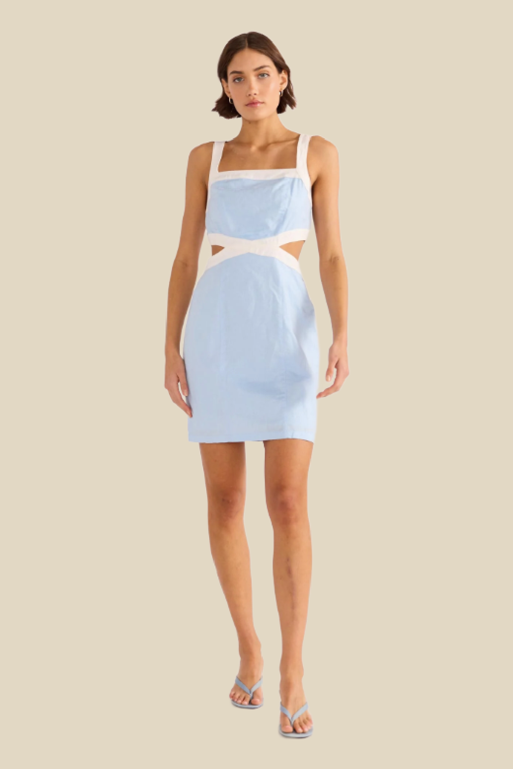 Pandora Contrast Mini Dress