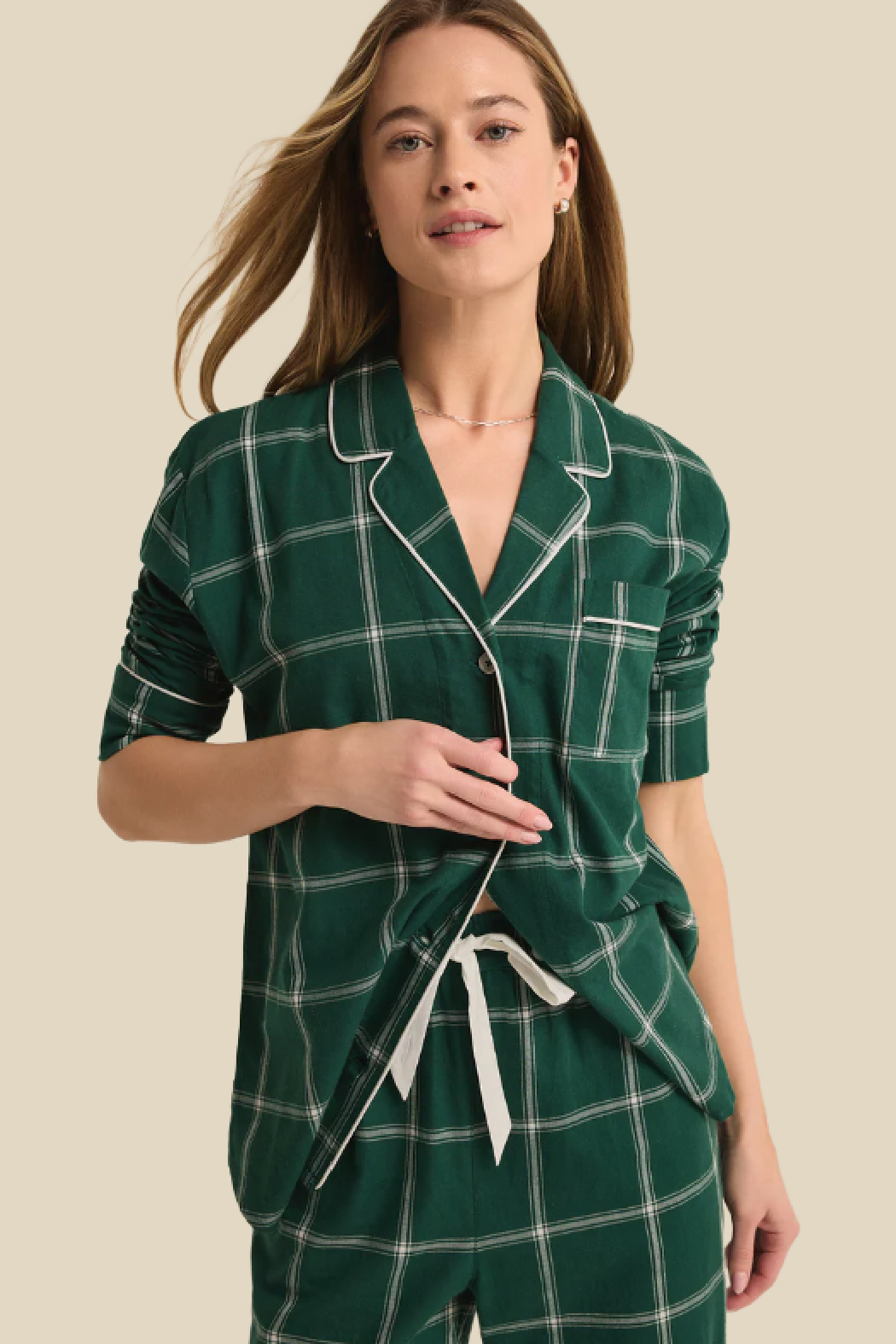 Dreamer Plaid Flannel Set