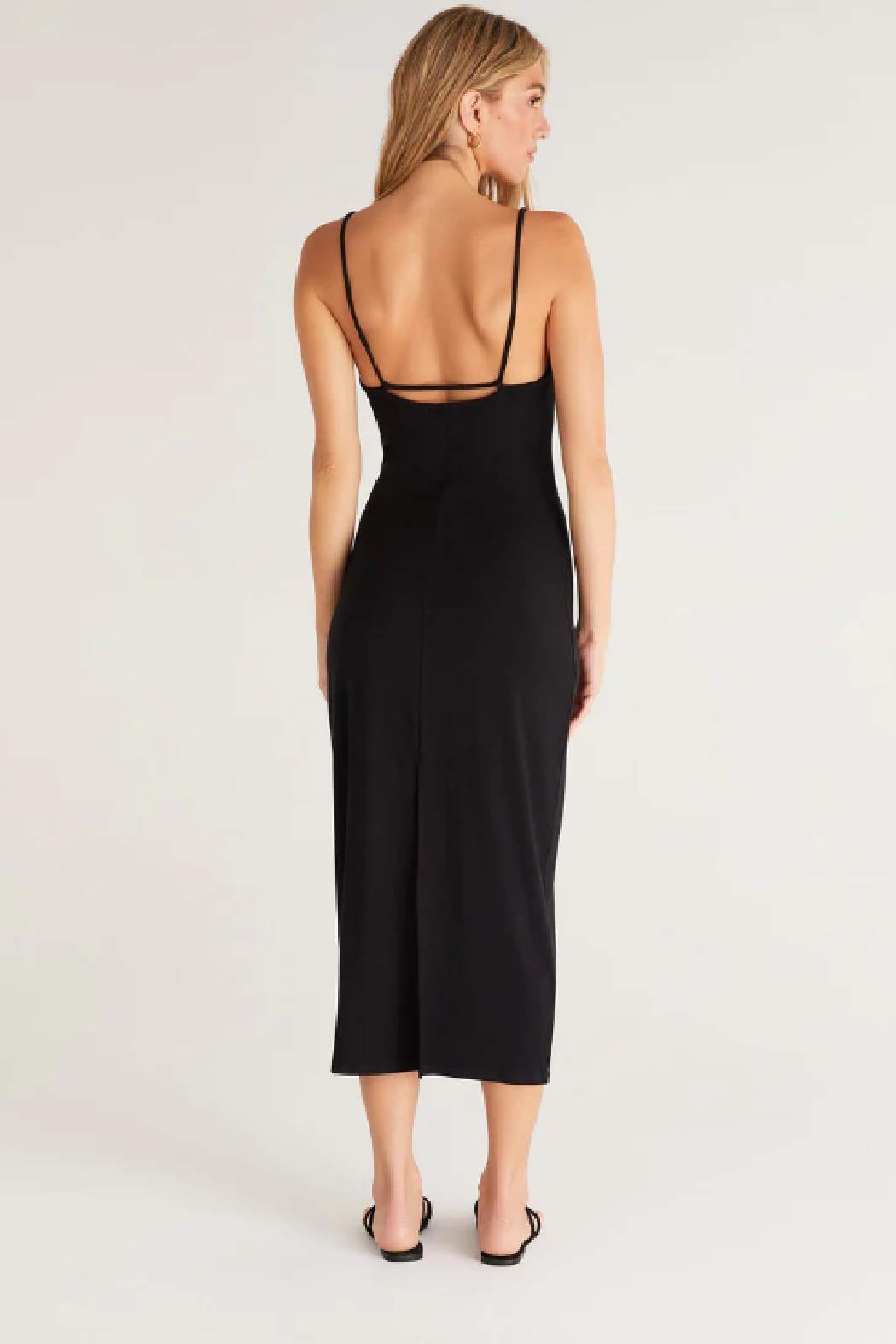 Melinda Slip Dress - Black